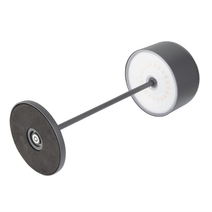 HZ211 Olympia Siena Tafellamp Ronde Koepel Grijs 300mm