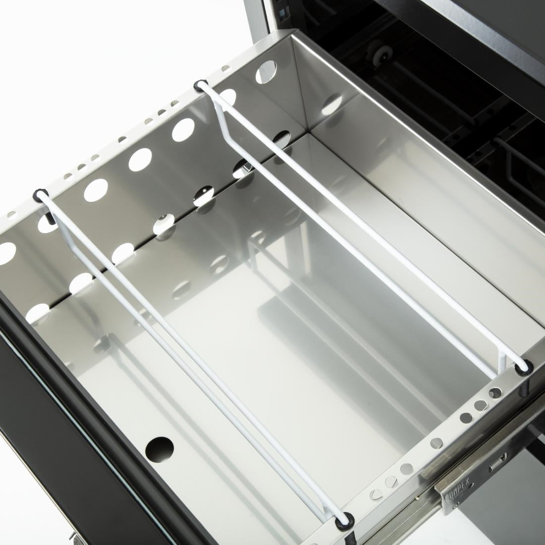 GL456 Polar U-serie dubbele deur back bar toonbank koelkast met laden