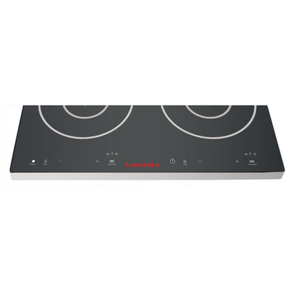 DF824 Caterlite dubbele inductiekookplaat met touchbediening 3000W