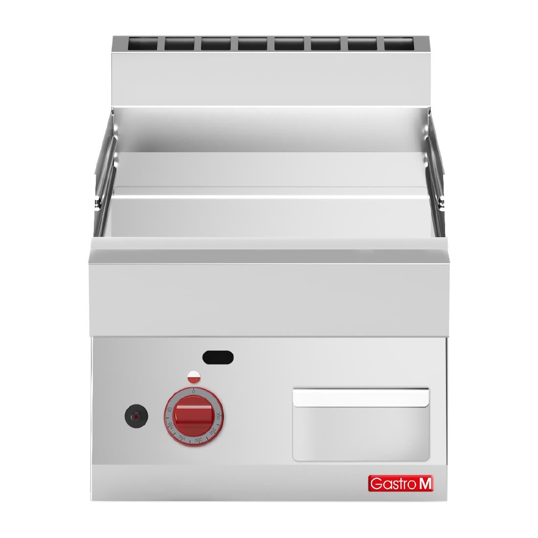 GN057 Gastro M 650 gas bakplaat 65/40 FTRG een gepolijste chroomplaat