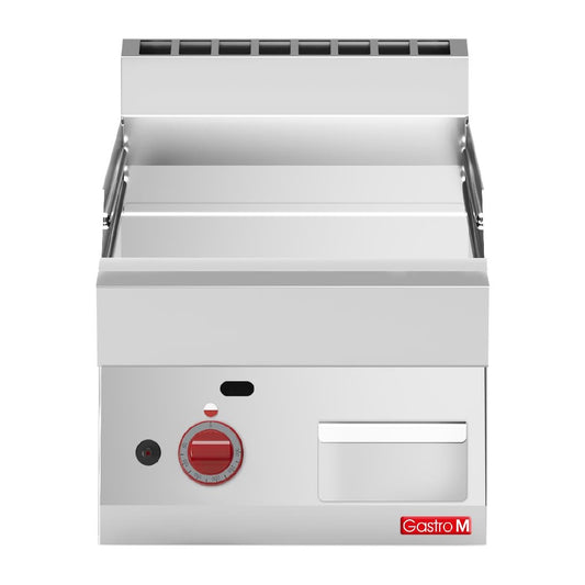 GN057 Gastro M 650 gas bakplaat 65/40 FTRG een gepolijste chroomplaat