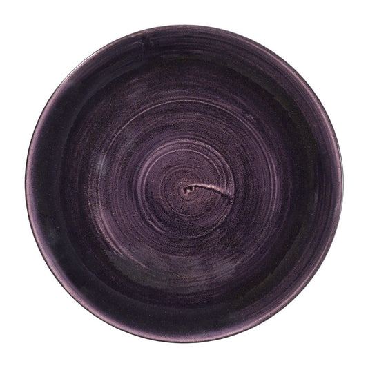 DX058 Churchill Stonecast Patina Cobalt Deep Purple Evolve Coupe Bord 28.6cm (12 stuks)