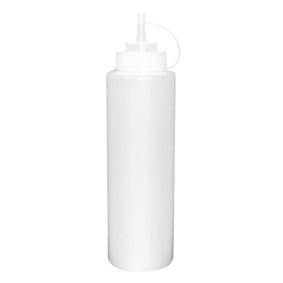 K163 Vogue knijpfles transparant 680ml