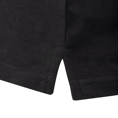 A735-L Unisex poloshirt zwart L