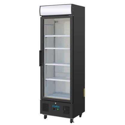 GH427 Polar G-Series Rechtopstaande Display Koeling 368Ltr Zwart