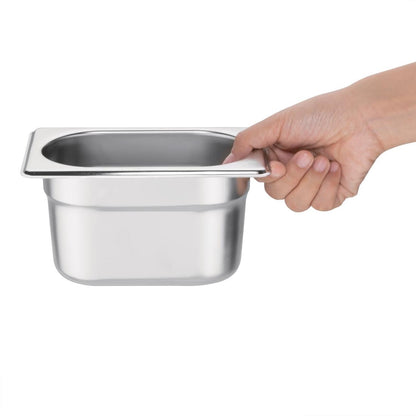 K825 Vogue roestvrijstalen 1/9 gastronorm bak 100mm