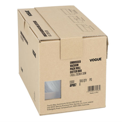 AP907 Vogue Vacuümverpakkingsrol Met Snijbox (Reliëf) 200 mm Breed