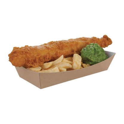 FA364 Colpac grote kraft voedselbakjes composteerbaar 22cm (250 stuks)
