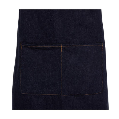 B980 Southside halterschort blauw denim