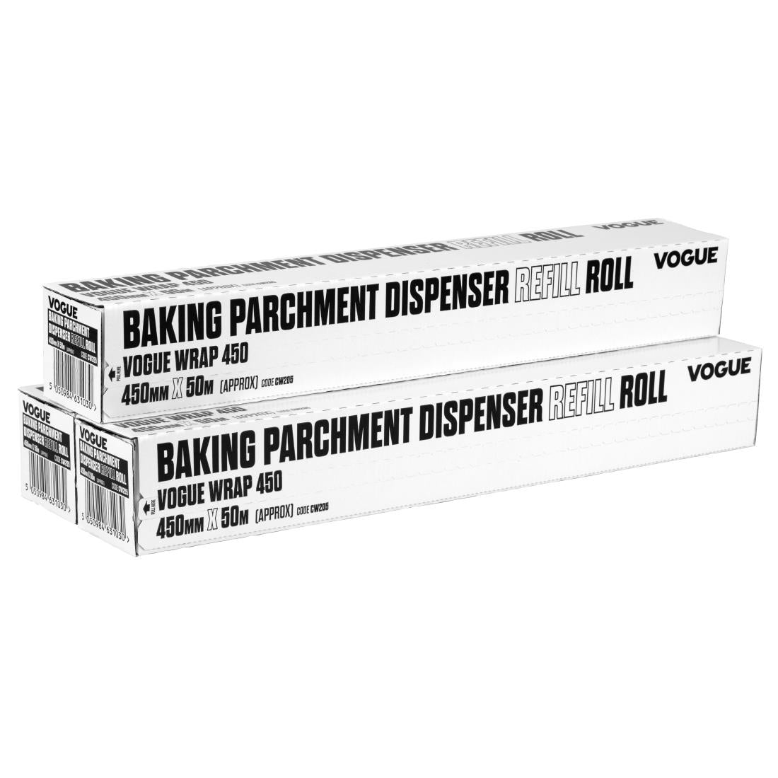 CW205 Bakpapier navulling voor Vogue Wrap450 dispenser (3 stuks)