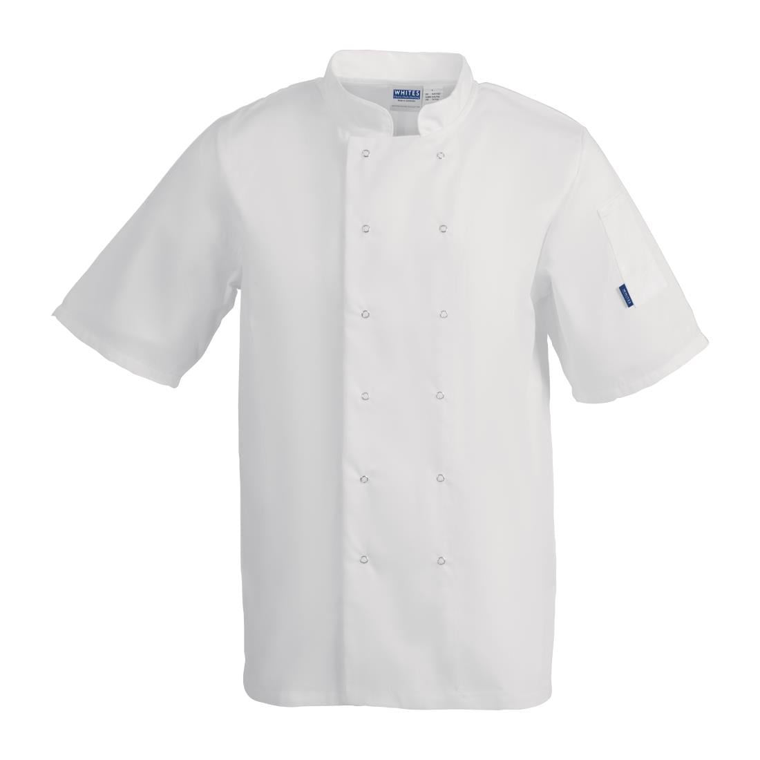 A211-L Whites Vegas koksbuis korte mouw wit L