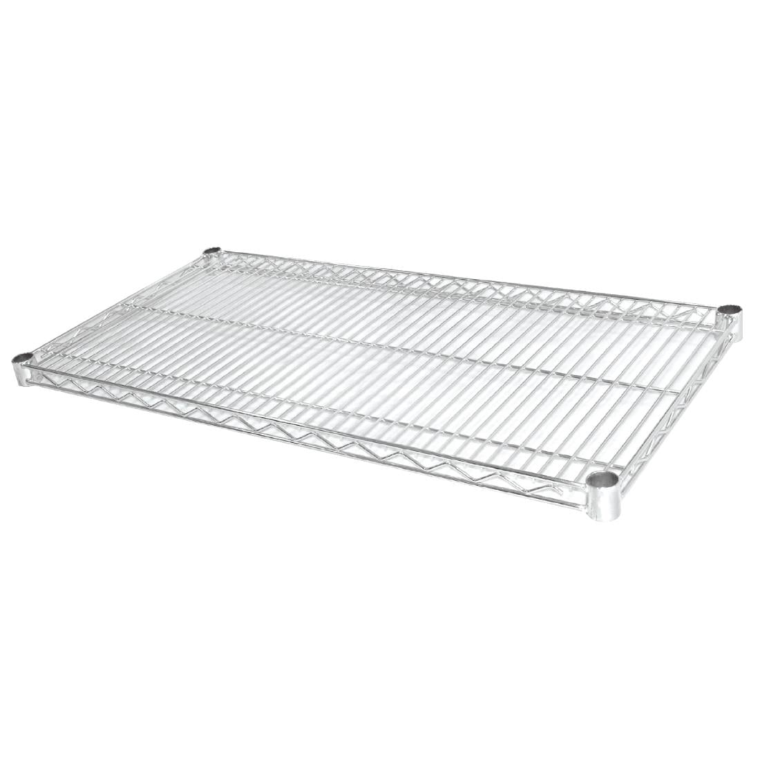 U890 Vogue chroom schappen voor Vogue voorraadrekken 122x45,7cm (2 stuks)
