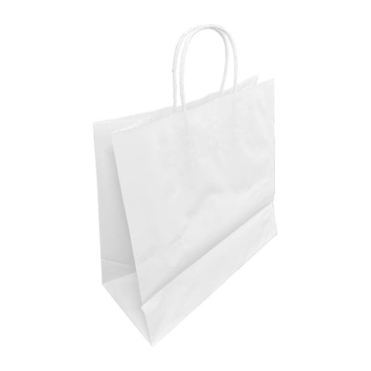 HY763 Fiesta Recycleerbare Draaihandgreep Witte Papieren Tassen Medium (250 stuks)