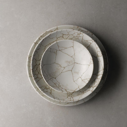 FJ804 Churchill Studio Prints Kintsugi Agaat Grey Schalen 182mm (12 stuks)