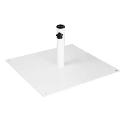FU510 Bolero Platte Metalen Parasolvoet Wit - 18Kg