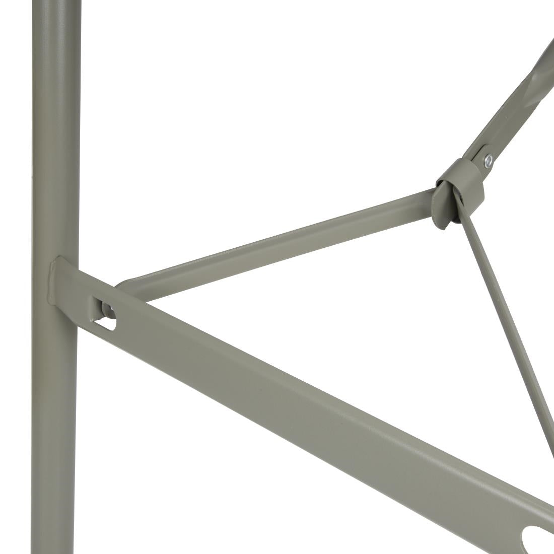 U543 Bolero rechthoekige inklapbare tafel 122cm wit