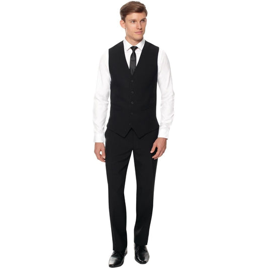 BB170-28 Herenpantalon zwart standaard lengte 28"