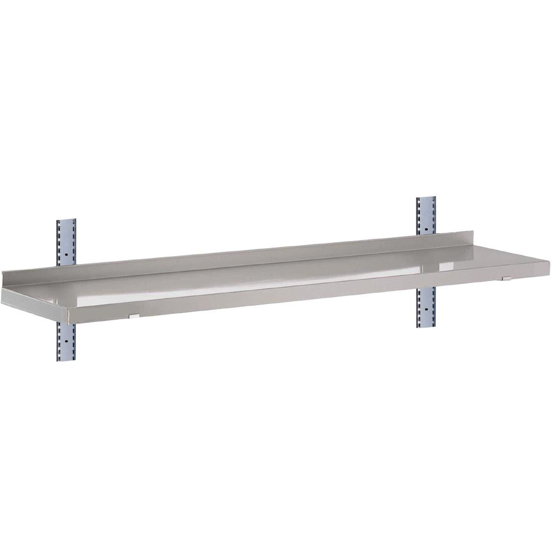 GN184 Gastro M RVS wandplank zonder steunen 120x40cm