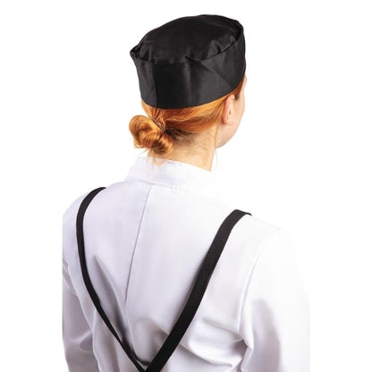 A206-S Whites unisex polykatoen skullcap zwart S