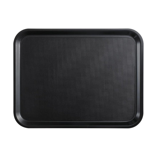 CX378 Cambro Mykonos Blad Zwart Antislip Oppervlak 330x430mm
