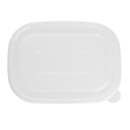 HW626 Fiesta Recyclebare Pet Deksel Voor Rechthoekige Containers (300 stuks)