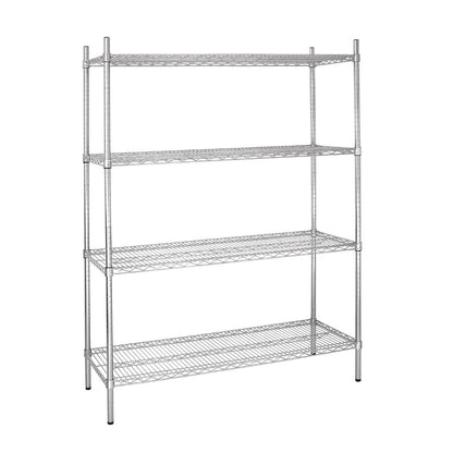 L929 Vogue voorraadrek met 4 schappen 152,5x46cm