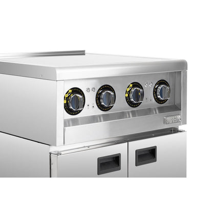 SA807 Buffalo 600-Serie 4-Zone Vrijstaande Inductiekookplaat 2X 3Kw
