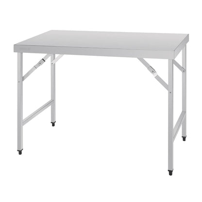 CB905 Vogue inklapbare RVS werktafel 120cm