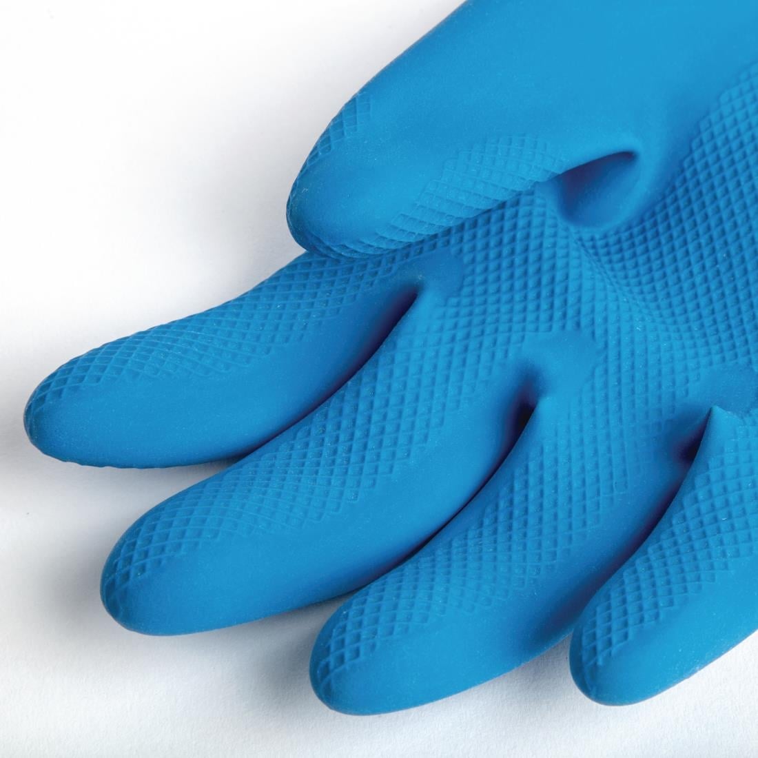 FA296-L MAPA Alto 405 waterdichte heavy-duty werkhandschoenen blauw en geel - L