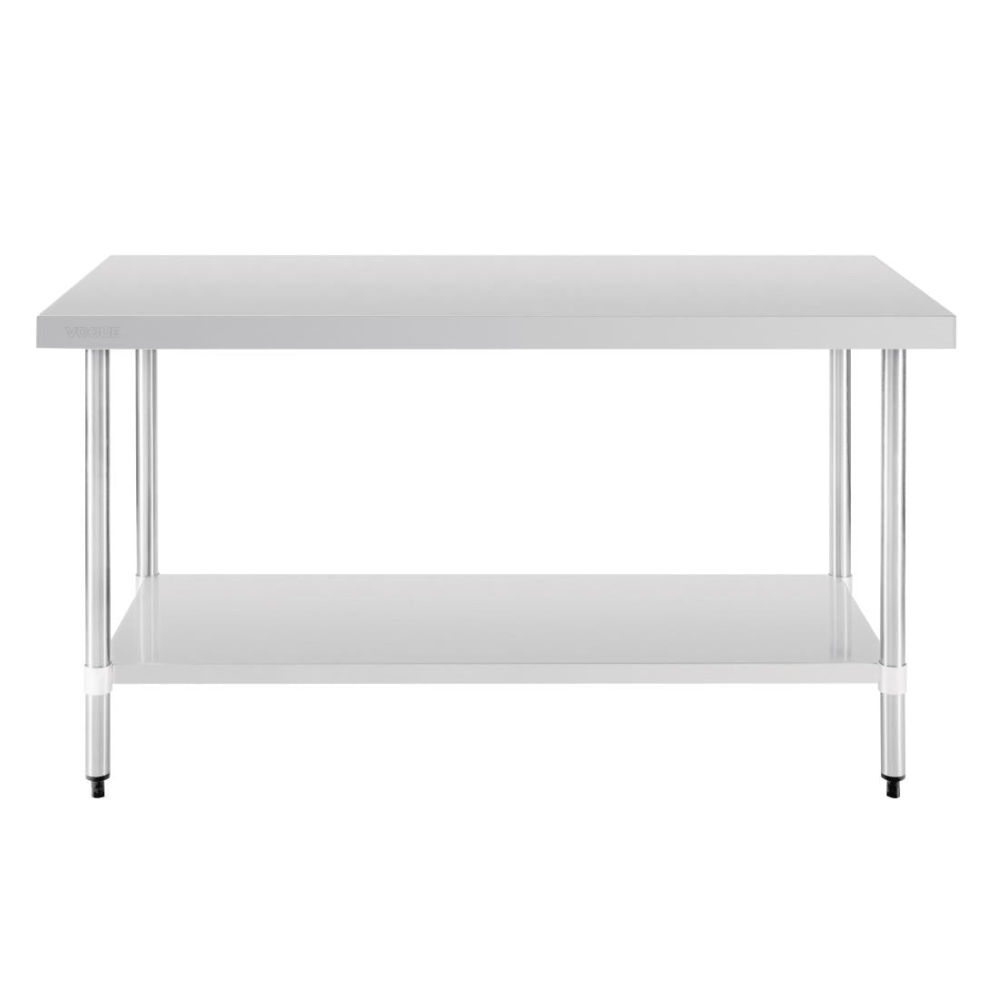 GJ503 Vogue RVS werktafel zonder achteropstand 90x150x70cm