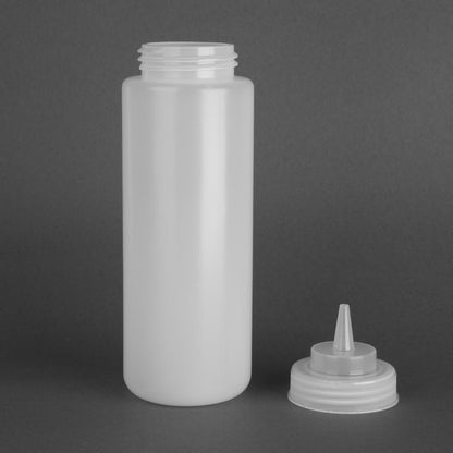 E093 Vogue portioneer knijpfles transparant 900ml