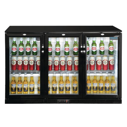 GL014 Polar G-serie laag model barkoeling drie klapdeuren 320L