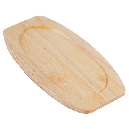 GG135 Olympia heveahouten onderzetter 28,5x15cm