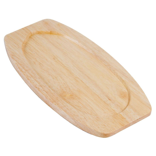 GG135 Olympia heveahouten onderzetter 28,5x15cm