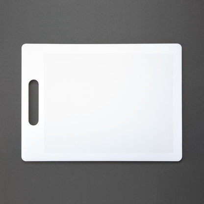 DA089 Nisbets Essentials polypropyleen snijplank wit 340 x 255 x 7mm