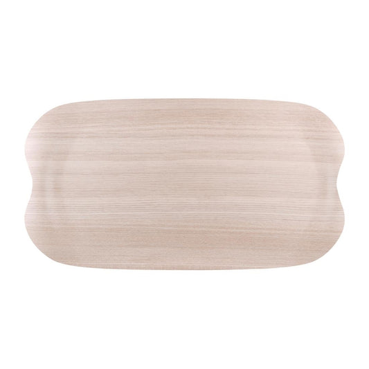 DS021 Roltex Wave dienblad licht houtnerf 43x23cm