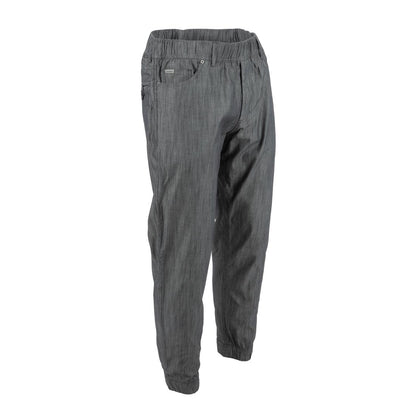 BB300-XL Chef Works Urban Jogger 257 koksbroek zwart-wit fijn gestreept XL