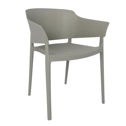 DX970 Bolero Lorenzo Caféstoelen Middengrijs (2 stuks)