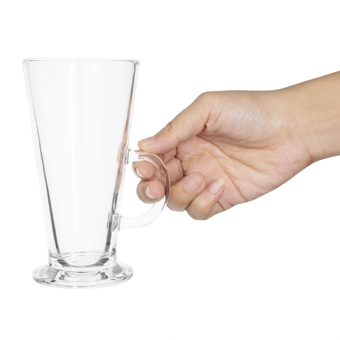 GF929 Olympia gehard glazen latte glazen 285ml (12 stuks)
