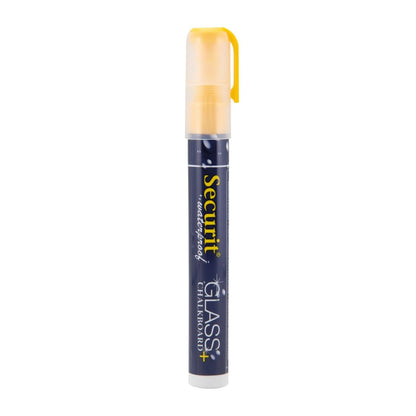 CU772 Securit Waterproof krijtstift (Glas + Krijtbord) in geel met 2-6mm penpunt