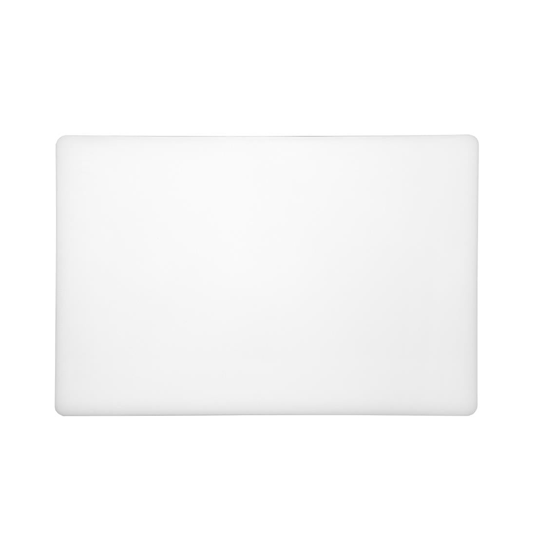 DM001 Hygiplas LDPE extra dikke snijplank wit 450x300x20mm