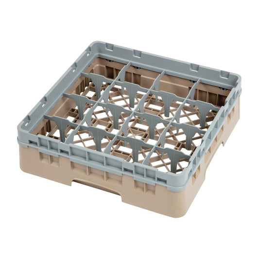DW550 Cambro Camrack vaatwaskorf met 16 compartimenten max. glashoogte 9,2cm