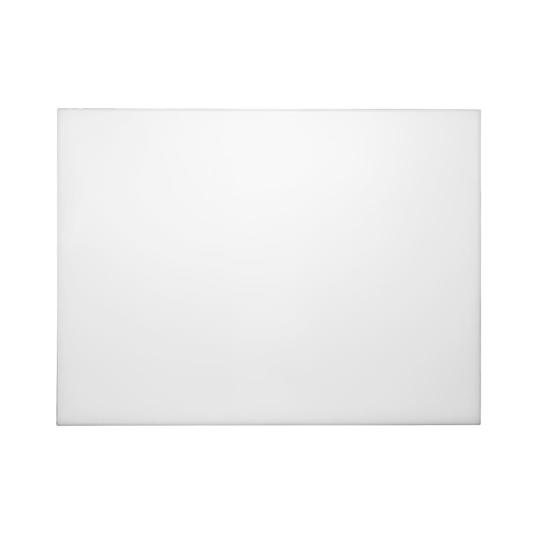 J017 Hygiplas HDPE snijplank wit 600x450x12mm