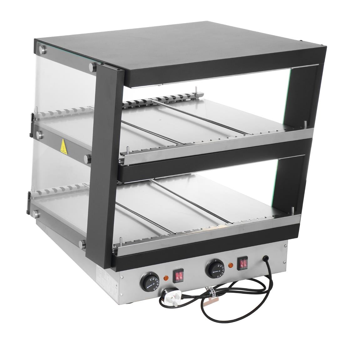 HW925 Buffalo Schuin Kanaal Voedselverwarmer 2 Planken