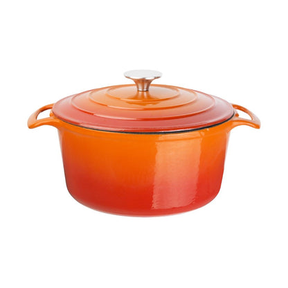 GH303 Vogue ronde inductie braadpan oranje 4Ltr