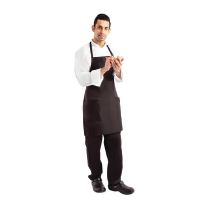 B780 Chef Works Schort Met Twee Zakken Zwart