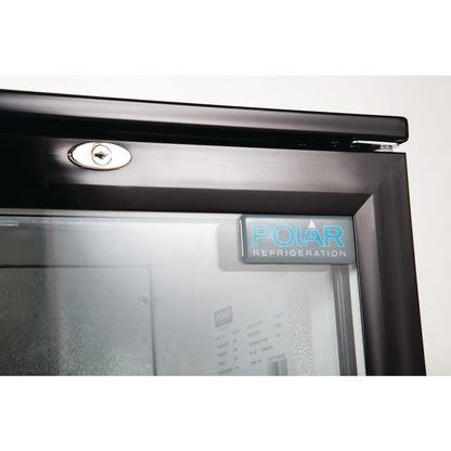 GL002 Polar G-serie 2-deurs barkoeling met klapdeuren zwart 208L