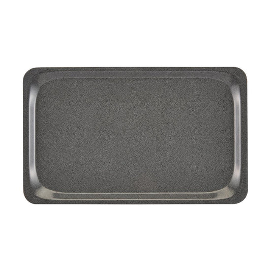 CX371 Cambro Capri Dienblad Glad Oppervlak Houtskool 320x530mm