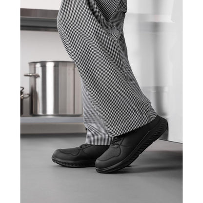 BA063-39 Slipbuster sneakers van gerecyclede microvezels matzwart 39