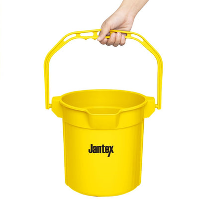 FU834 Jantex Gele Maatemmer Met Schenktuit 10Ltr
